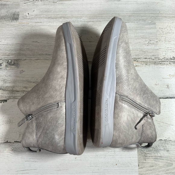 KURU Tempo Women’s Ankle Boot Gray Leather Water Resistant Zip Size 11 - Picture 5 of 7